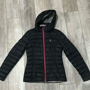 Spider winter skin puffer jacket
